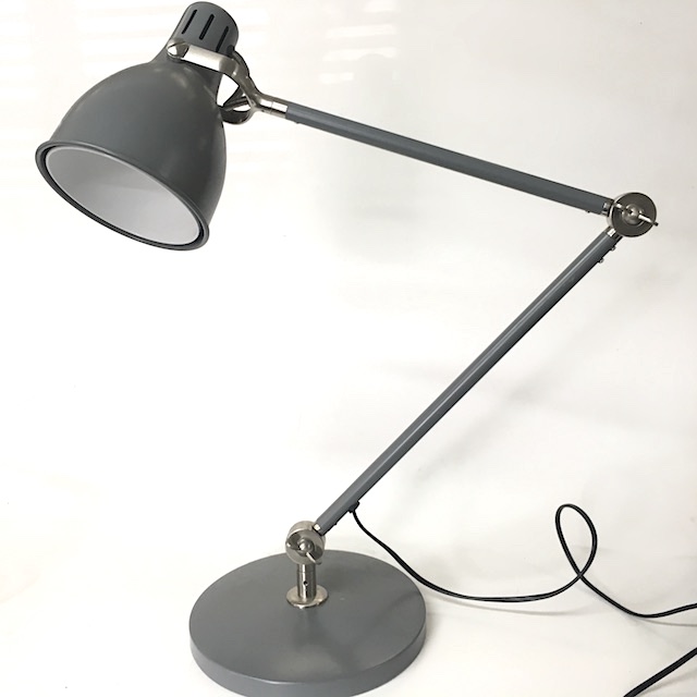 LAMP, Desk Light - Planet Style, Grey Industrial